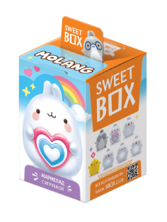 Мармелад Sweet Box Molang с игрушкой, 10г