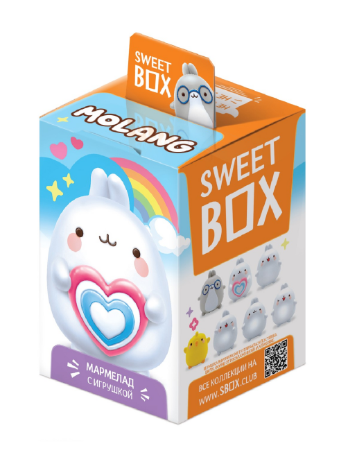 Мармелад Sweet Box Molang с игрушкой, 10г