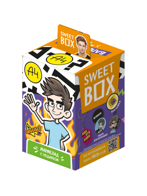 Мармелад жевательный Sweet Box с игрушкой Влад А4, 10г