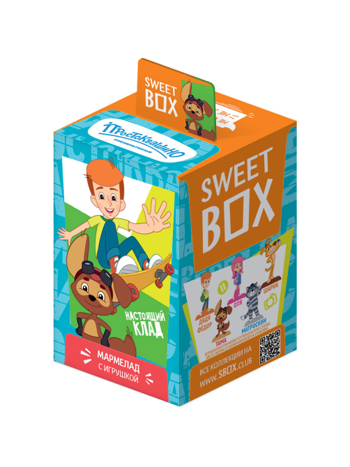 Мармелад Sweet Box с игрушкой Простоквашино, 10г