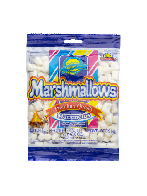 Маршмеллоу Guandy Classic мини белый ванильный, 75г