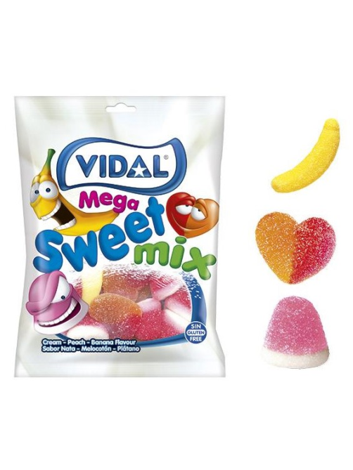 Мармелад жевательный Vidal сладкий микс, 90г
