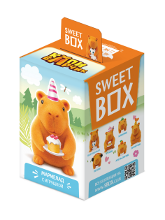 Мармелад Sweet Box Капибарчик с игрушкой, 10г