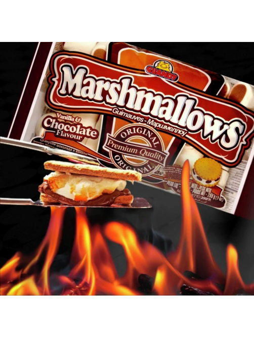 Маршмеллоу Guandy Candy шоколадно-ванильный, 200г