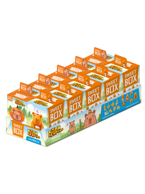 Мармелад Sweet Box Капибарчик с игрушкой, 10г