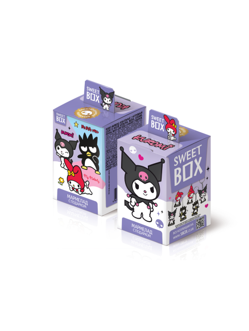 Мармелад жевательный Sweet Box Kuromi с игрушкой, 10г
