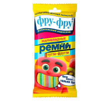 Мармелад жевательный Фру-Фру кислые ремни тутти-фрутти, 80г