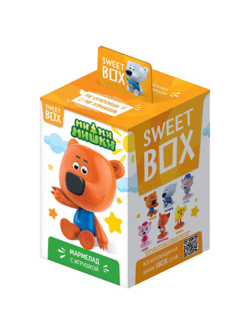 Мармелад жевательный Sweet Box Ми-ми-мишки с игрушкой, 10г