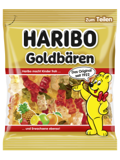 Мармелад жевательный Haribo Goldbaren Золотые мишки, 175г
