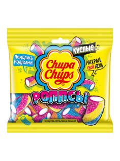Мармелад жевательный Chupa Chups Sour Tubes mini кислые, 150г