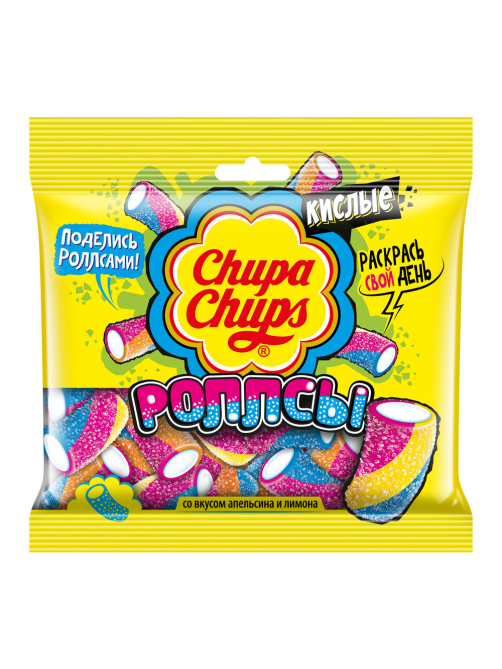 Мармелад жевательный Chupa Chups Sour Tubes mini кислые, 150г