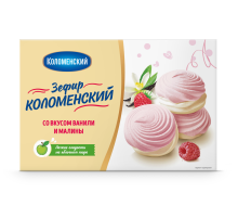 Зефир Коломенское со вкусом ванили и малины, 250г