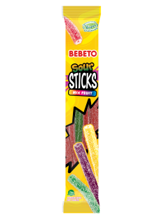 Мармелад жевательный Bebeto Sour Sticks Тутти-фрутти, 30г