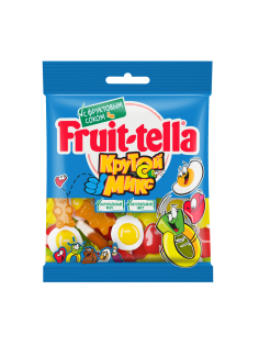 Мармелад жевательный Fruittella Крутой микс с фруктовым соком, 70г