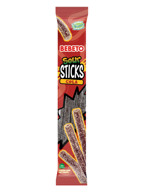 Мармелад жевательный Bebeto Sour Sticks Кола, 30г