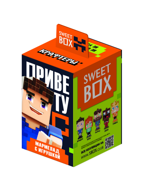 Мармелад Sweet Box с игрушкой Крафтеры, 10г