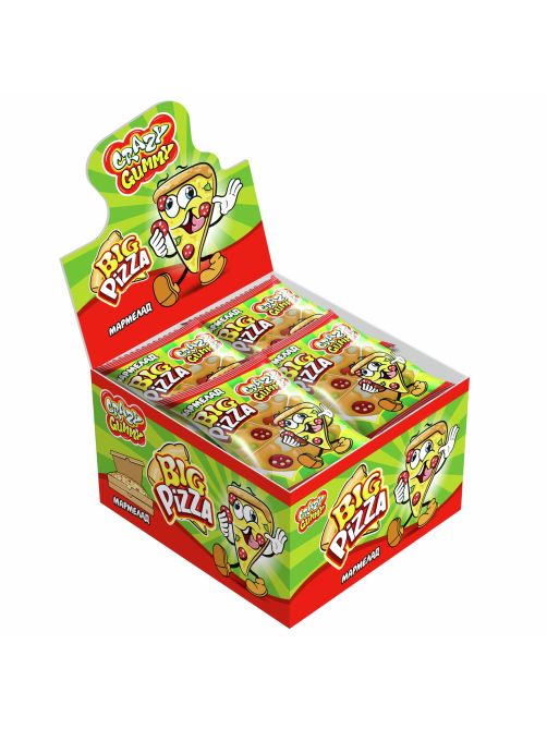 Мармелад жевательный Канди клаб Crazy Gummy Big Pizza, 16г