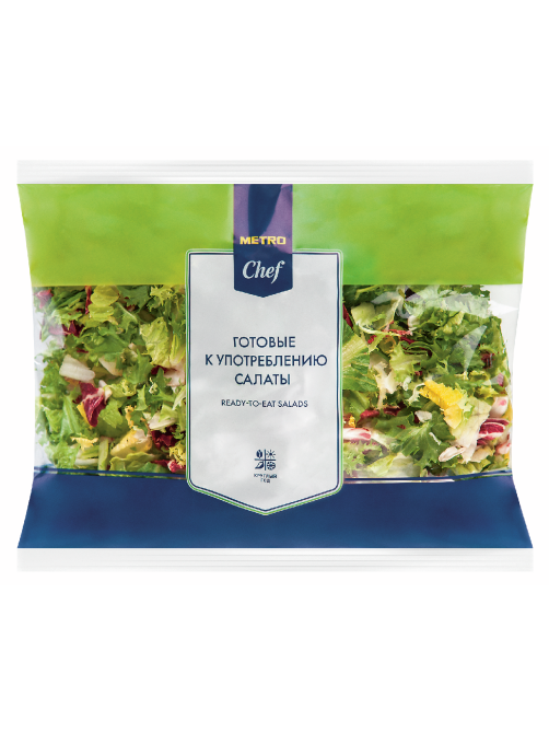 METRO Chef Салатная смесь Тоскана романо, фриссе и радичио, 350г