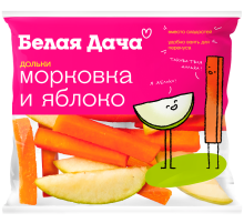 Салатная смесь Белая Дача морковь и яблоко, 80г