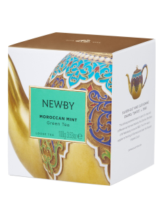 Чай зеленый Newby Марокканский с мятой листовой, 100г