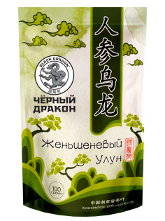 Чай Чёрный дракон женьшеневый улун, 100г