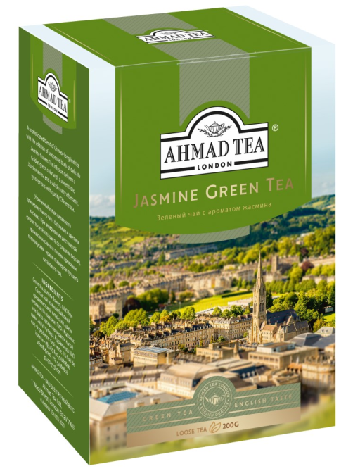 Чай Ahmad Tea зеленый листовой с жасмином, 200г