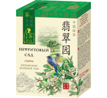 Чай Green Panda Нефритовый сад зеленый сенча крупнолистовой, 100г