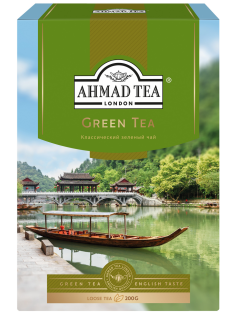 Чай Ahmad Tea зеленый листовой, 200г