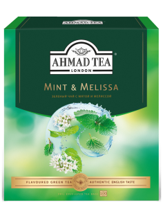 Чай зеленый Ahmad Tea Мята и мелисса (1.8г x 100шт), 180г