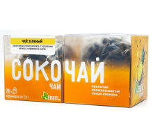 Сокочай зеленый Befruitbe ананас с клубникой и мятой (2.5г x 20шт), 50г