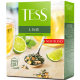 Чай Tess Lime зеленый с цедрой цитрусовых (1.5г х 100шт), 150г