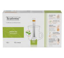 Чай зеленый Teatone стики (1.8г x 100шт), 180г