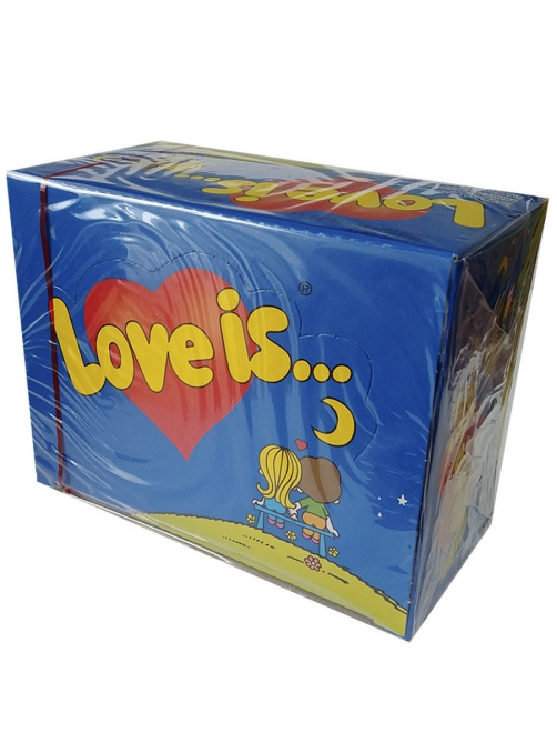 Жевательная резинка Love is банан-клубника (4.2г x 100шт), 420г
