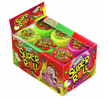 Жевательная резинка Канди клаб Super Roll Ассорти, 10г x 24 шт