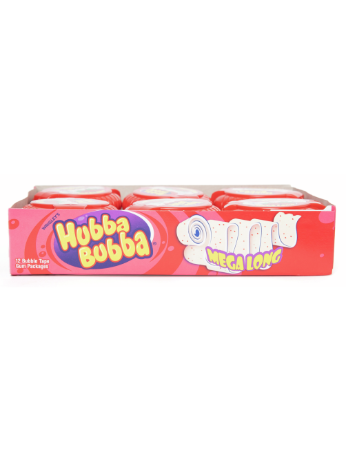 Жевательная резинка Hubba Bubba Mega Long Snappy Strawberry, 56г