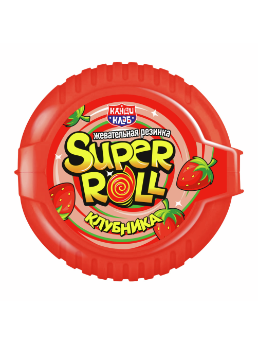 Жевательная резинка Канди клаб Super Roll Ассорти, 10г