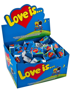 Жевательная резинка Love is банан-клубника (4.2г x 100шт), 420г