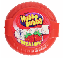 Жевательная резинка Hubba Bubba Mega Long Snappy Strawberry, 56г