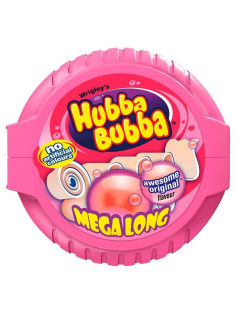 Жевательная резинка Hubba Bubba Bubble Mega Long Fancy Fruit, 56г