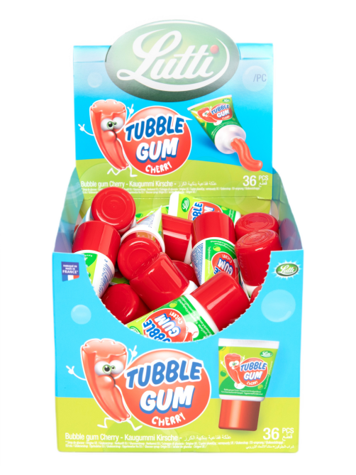 Жевательная резинка Lutti Tubble Gum Cherry, 35г