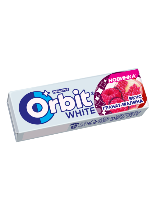 Жевательная резинка Orbit малина-гранат, 13.6г