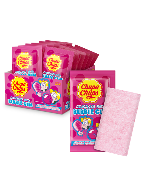 Жевательная резинка Chupa Chups Сладкая вата тутти-фрутти, 11г