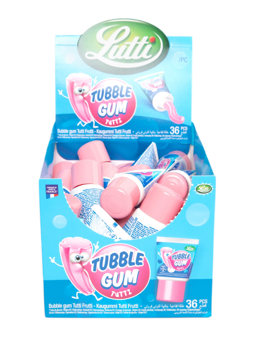 Жевательная резинка Lutti Tubble Gum Tutti, 35г