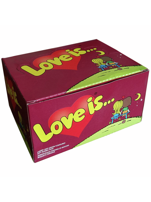 Жевательная резинка Love is вишня-лимон (4.2г x 100шт), 420г