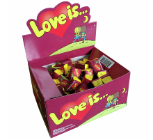 Жевательная резинка Love is вишня-лимон (4.2г x 100шт), 420г