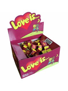 Жевательная резинка Love is вишня-лимон (4.2г x 100шт), 420г