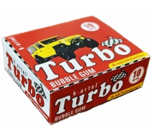 Жевательная резинка Turbo персик, даня, яблоко и манго (4.5г x 10шт), 45г