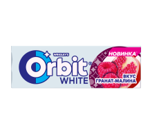 Жевательная резинка Orbit малина-гранат, 13.6г