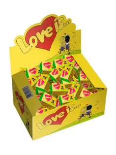 Жевательная резинка Love is кокос-ананас (4.2г x 100шт), 420г