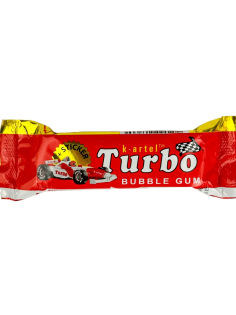 Жевательная резинка Turbo вишня, персик и яблоко, 15г